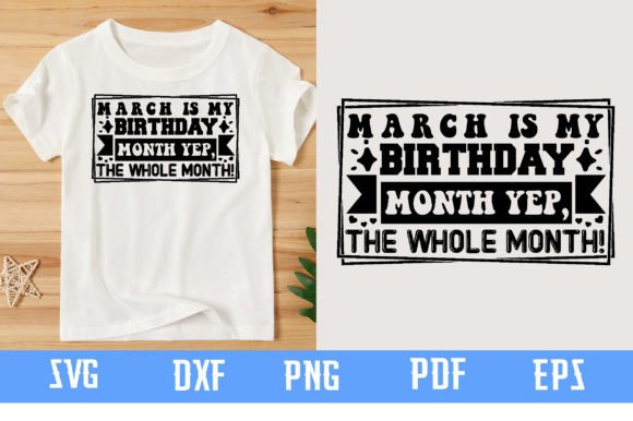 Celebrate March Birthdays with Charming SVG Designs