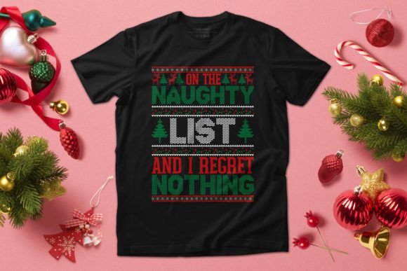 Get Playful This Holiday: The Naughty List Funny Christmas Design