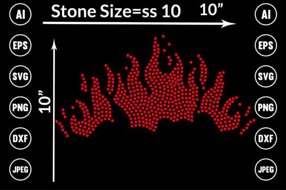Ignite Your Projects: Mastering the Fire Rhinestone Design