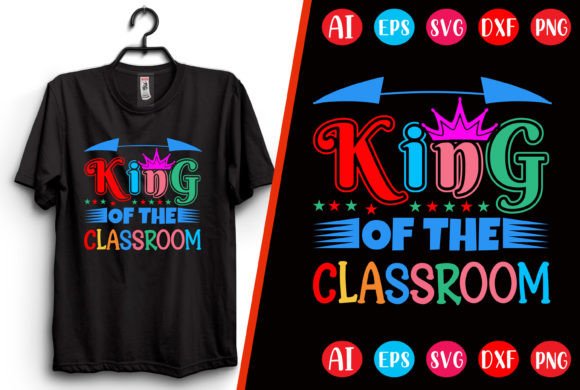 King of the Classroom: A Bold Design for Back-to-School Success