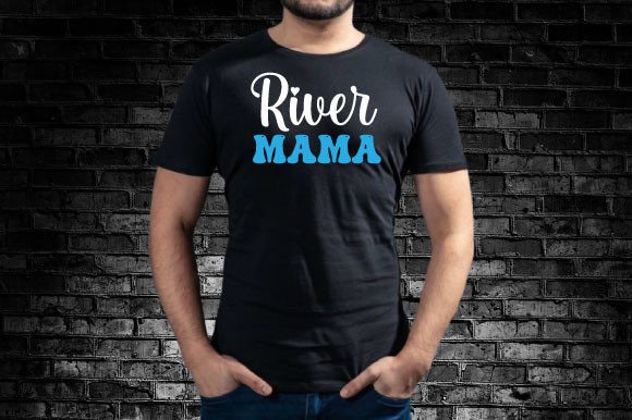 River Mama Svg Design: A Fresh Take on Modern Typography