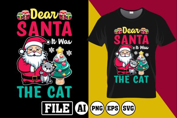 Santa T-Shirt Design: Christmas Vectors Ready for Your Store