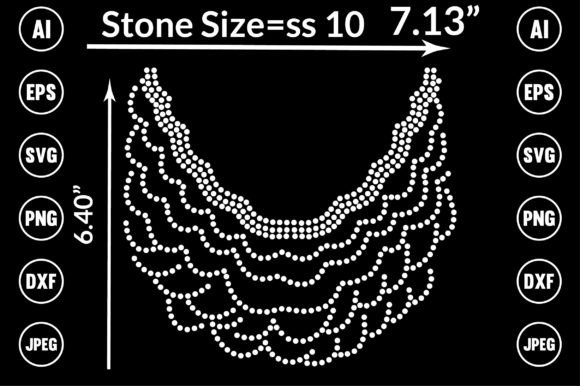 Sparkle Your Creations: The Ultimate Necklace Rhinestone Template Design