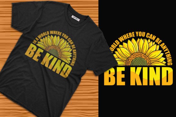 Spreading Positivity: The BE Kind World Kindness Day Tee Design