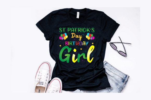 St. Patrick's Birthday Girl Design: A Festive Asset for Creators