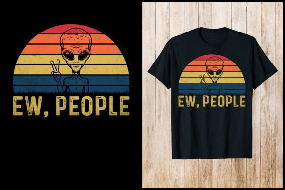 Unlock Cosmic Humor with This Alien T-Shirt Design